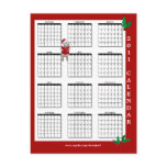 Westie 2011 Christmas Wishes Calendar Postcard