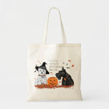Westie and Scottie Halloween Bags
