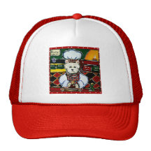 Westie Chef Mesh Hat
