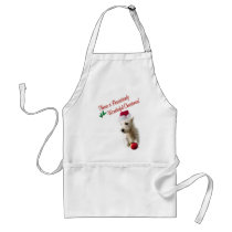 Westie Christmas Wishes Aprons