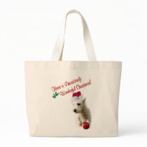 Westie Christmas Wishes Tote Bags