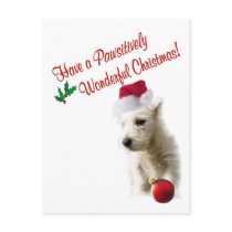 Westie Christmas Wishes