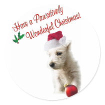 Westie Christmas Wishes