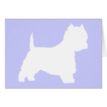 Westie Dog (white) Cards