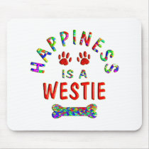 Westie Happiness Mousepad