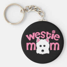 Westie Mom Key Chains