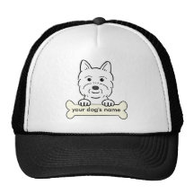 Westie personnalisé casquettes de camionneur