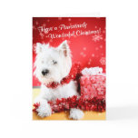 Westie Wonderful Christmas Wishes - Customize It! cards
