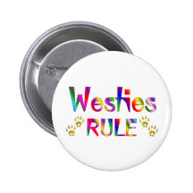 Westies Rule Buttons