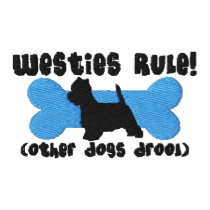 Westies Rule Embroidered Shirt (Polo)