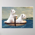 Westies Set Sail Print