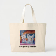 Westies:  They're Home!  Doggy Tote Bag