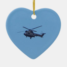 Westland Puma Military Helicopter Ornament
