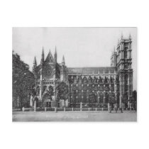 Westminster Abbey London Vintage Postcard