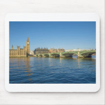 Westminster bridge and big ben mousemat