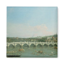 Westminster Bridge from the North with Lambeth magnets