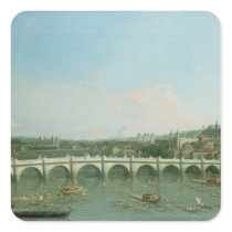 Westminster Bridge from the North with Lambeth stickers