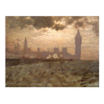Westminster Bridge - Giuseppe de Nittis postcards