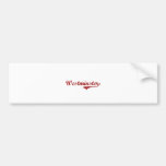 Westminster California Classic Design Bumper Sticker