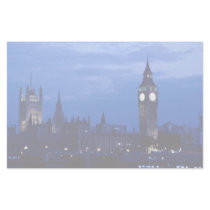 Westminster from the south bank of the Thames, Lon Stationery Paper