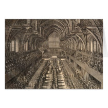 Westminster Hall, 1685 Greeting Card