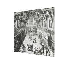 Westminster Hall, The First Day of Term Stretched Canvas Prints
