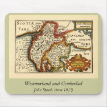 "Westmorland and Comberlad" Old Cumbria County Map