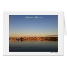 Westport Harbor Greeting Card