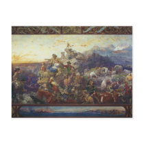 Westward the Course of Empire Takes Its Way Postcards