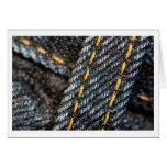 wet and denim greeting card