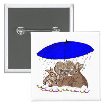 Wet Bunnies Button