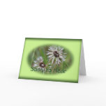 Wet Dandelion Inspirational card - or any occasion