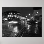 Wet Evening, Salisbury Road Cardiff (3) Print