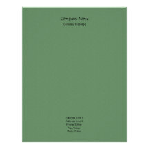 Wet Fall Leaves Stationery Custom Letterhead