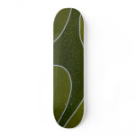 Wet green metallic skateboard