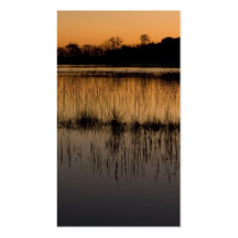 Wetland at Sunset Business Cards
