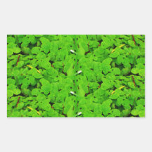 Wetland Sprout border - large Rectangle Sticker
