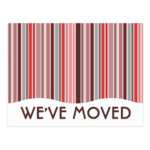 we've moved announcement post cards