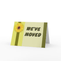 We've Moved Greeting Cards