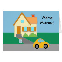 We've Moved! Cards