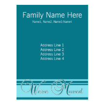 We've Moved - Change of Address Postcard