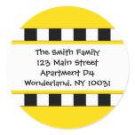 We've Moved Cityscape Address Label stickers
