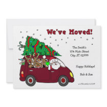 We've Moved Holiday Cards - 5x7 cards Invitations