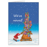 We've moved - Moving Announcement for the Holidays Greeting Cards