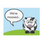 We've Moved Postcard