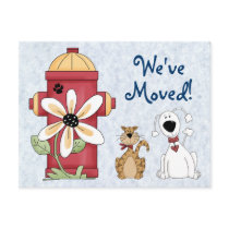 "We've Moved" Postcard