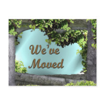 We've Moved Post Cards