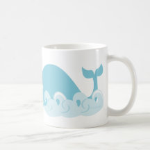 Whale and Waves Mug