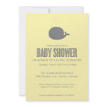 Whale Baby Shower Invitation