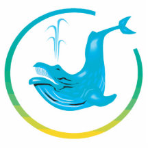 whale circle design photo cut outs